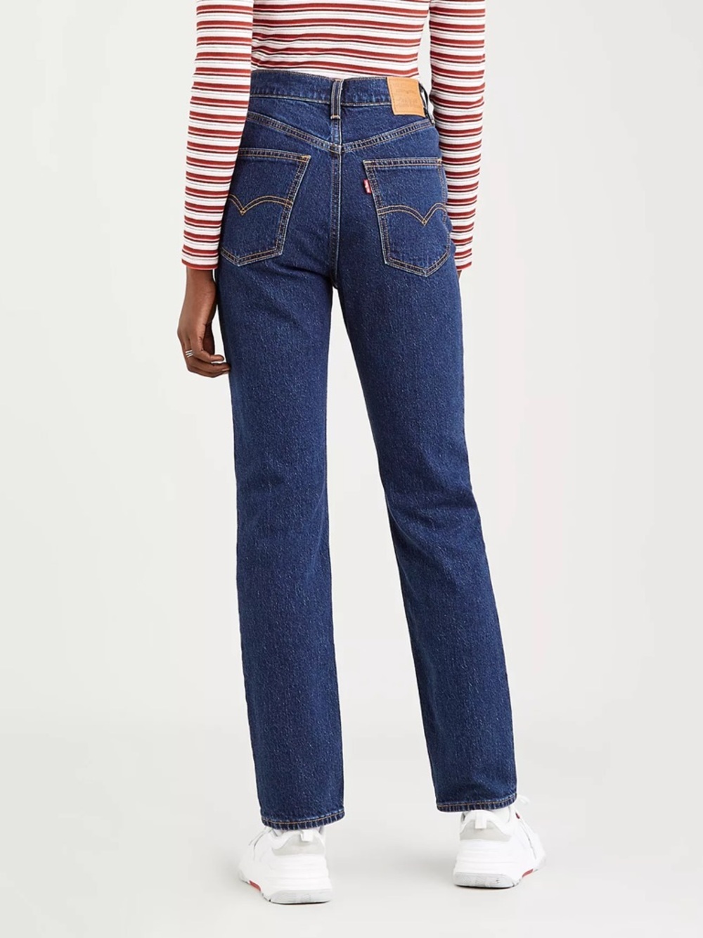 Women’s | Levi’s Premium 70s High Slim Straight Jeans, Dark Wash | Size 25 - Picture 4 of 11
